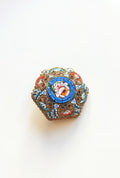 Micro mosaic millefiori brooch Italy