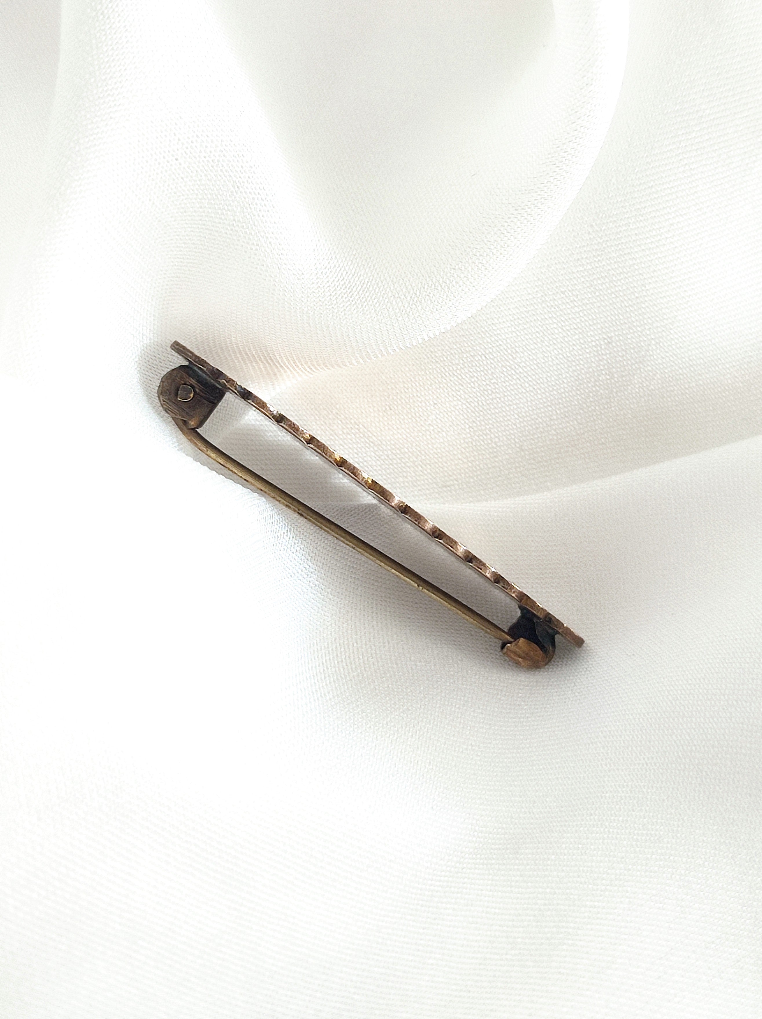 Antique Victorian Mother Brooch with Gold Front