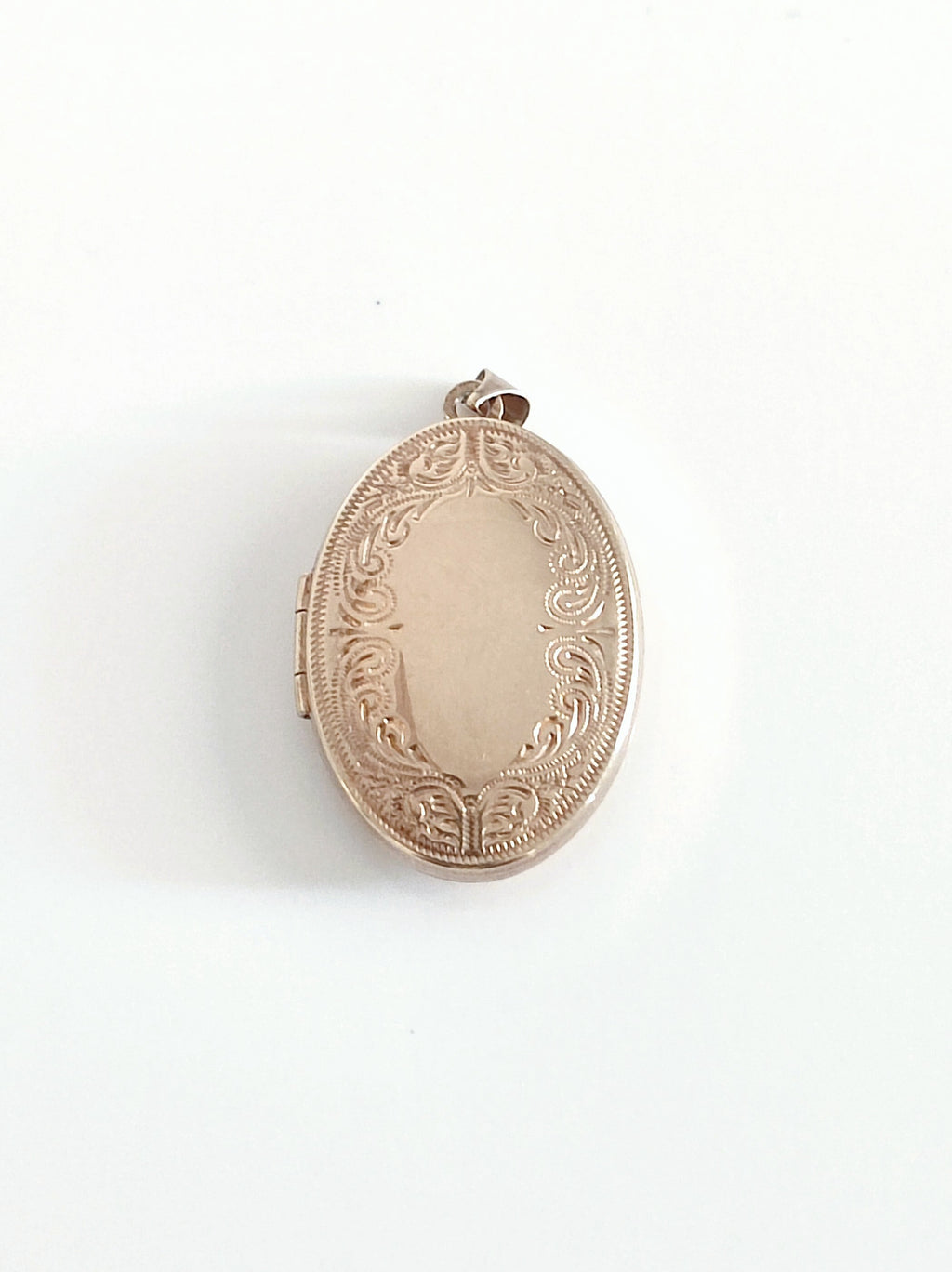 Silver and Gold bonded floral Locket