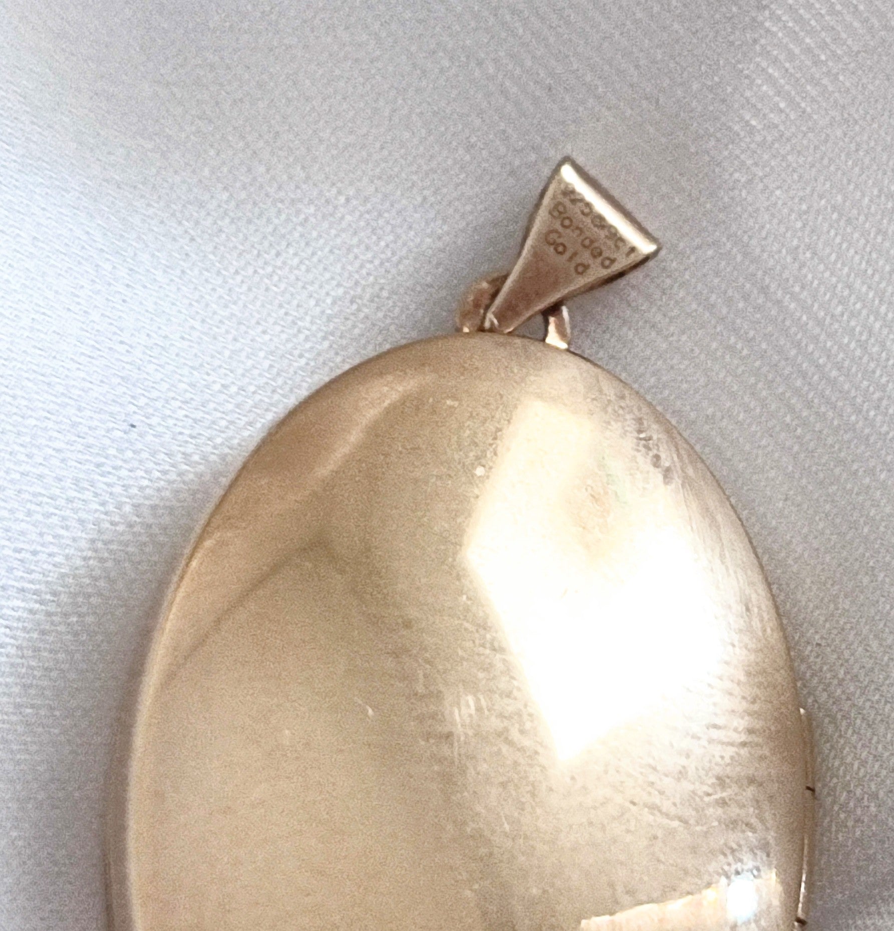 Silver and Gold bonded floral Locket