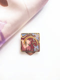 Vintage Cloisonne scarf clip