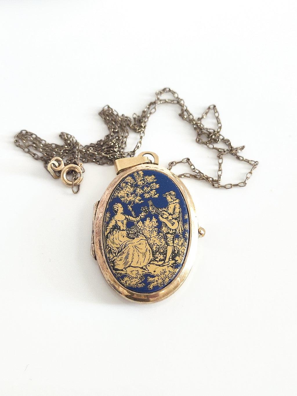 Enamel Gold Rolled locket Kordes & Lichtenfels